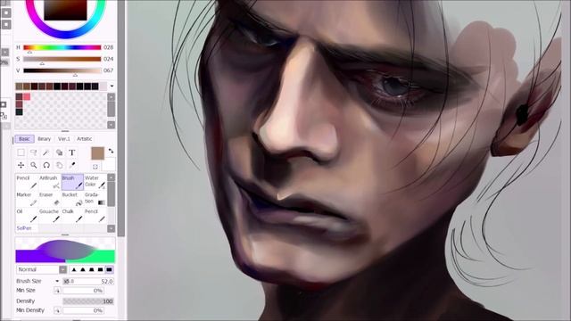 Leon Kennedy Speedpaint | Sai Paint Tool | XP Pen Artist 12 2nd Gen смотреть онлайн