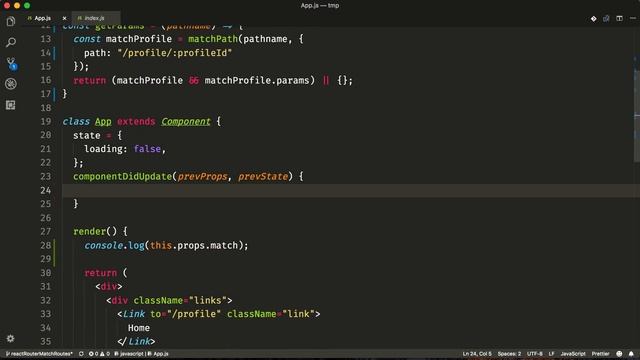 Use matchPath to Match Nested Route Paths in Parent Routes with React-Router смотреть онлайн