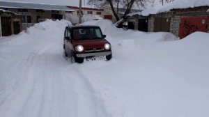 Mazda Flair Crossover 4WD по снегу