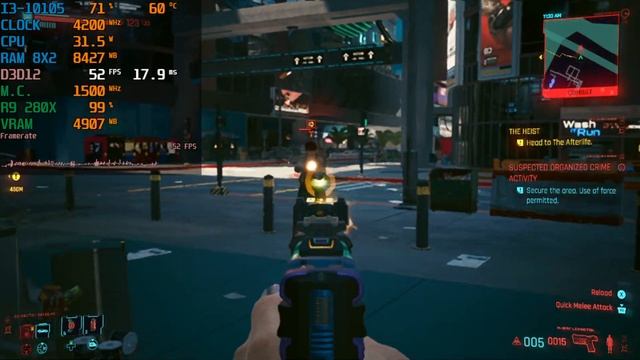 CYBERPUNK 2077 R9 280X(I3-10105) смотреть онлайн