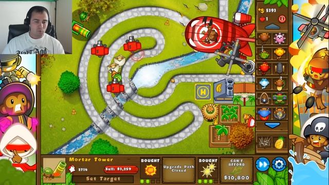 Mastery Mode Impoppable Park Path - Bloons Tower Defense 5 смотреть онлайн