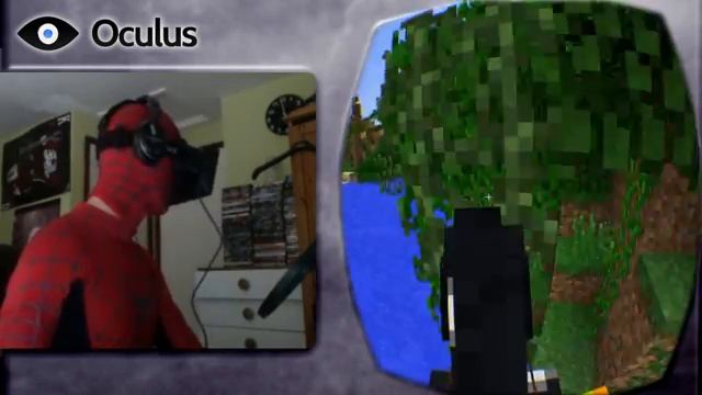 Spider-Man Play's Minecraft - Oculus Rift! Minecraft in VIRTUAL REALITY! смотреть онлайн