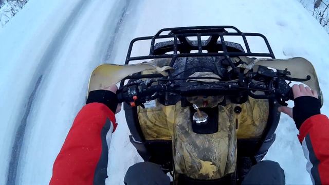 Переключение передач на квадроцикле с механической коробкой