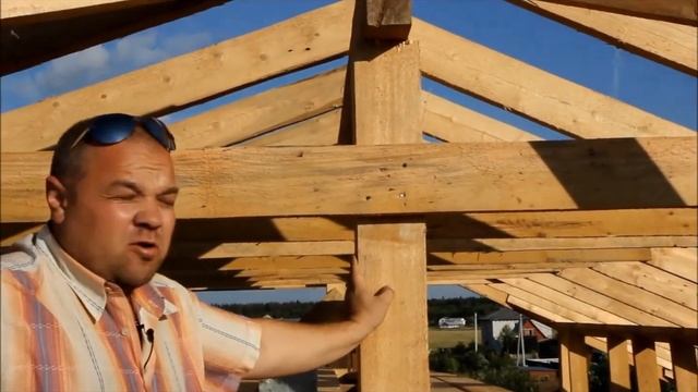 СТРОИТЕЛЬСТВО ДОМА (ИЗГОТОВЛЕНИЕ КРЫШИ) ЧАСТЬ IV смотреть онлайн