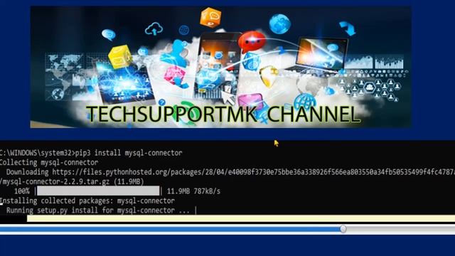 Interface with MySQL using Python as the front end - Database Connectivity - By TechSupportMk.. смотреть онлайн