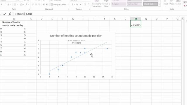 Excel: Scatterplot and correlation смотреть онлайн