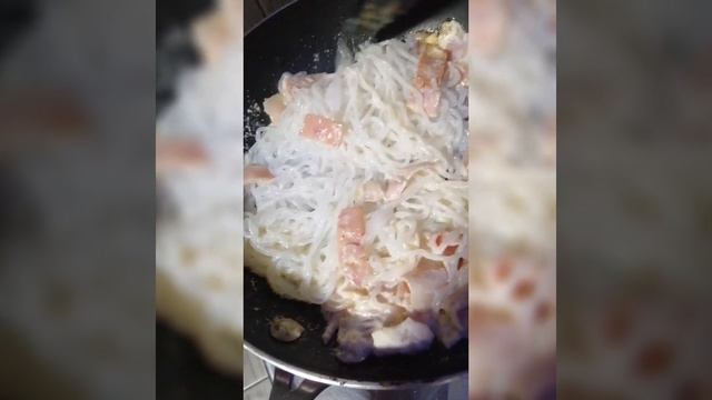 LOW CARB DISH SERIES| Low-Carb Shiritaki Carbonara. Cream-based