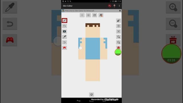 Как нарисовать скин мужчины?? смотреть онлайн