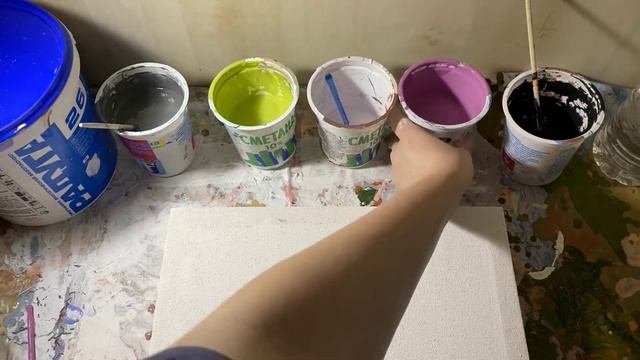 FLUID ART TUTORIAL | ТУТОРИАЛ ПО НАПИСАНИЮ КАРТИНЫ В ТЕХНИКЕ ФЛЮИД АРТ | By Katrin Weitz смотреть онлайн
