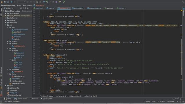 İonic Dersleri 13 SQLite içindeki verileri kategorileri göre listeleme işlemi смотреть онлайн