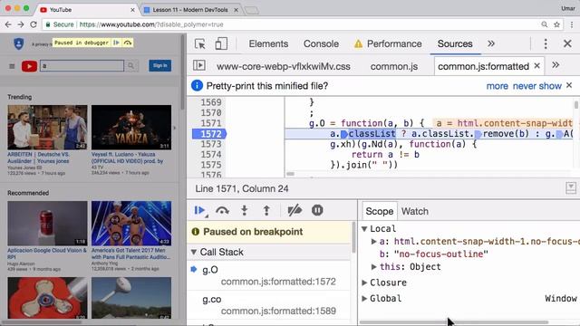 Modern DevTools: Running a performance profile on the YouTube search box смотреть онлайн