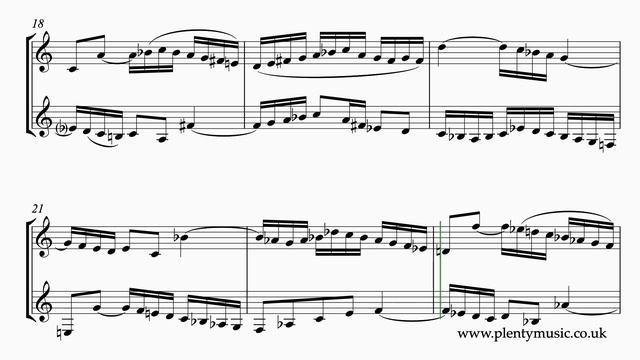 J.S. Bach | Invention 9 arr. French horn (horns in F) duo смотреть онлайн