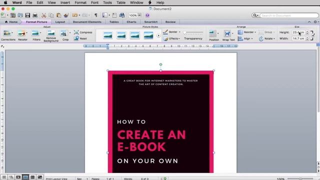 How To Insert Your E Book Cover into your Ebook. смотреть онлайн