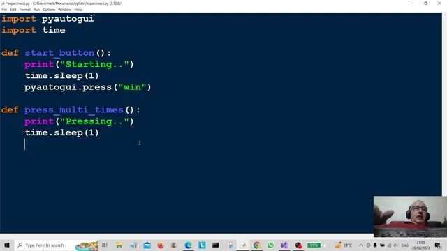 Python PyAutoGui Windows Start Infinite Loop 2023 смотреть онлайн