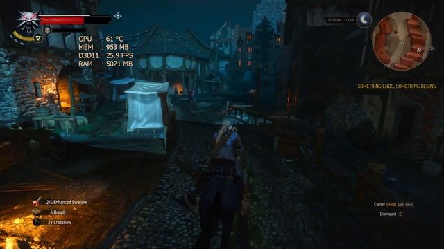 Core i7 4790K + Radeon R7 250X The Witcher 3 Wiedźmin 3 1080p смотреть онлайн