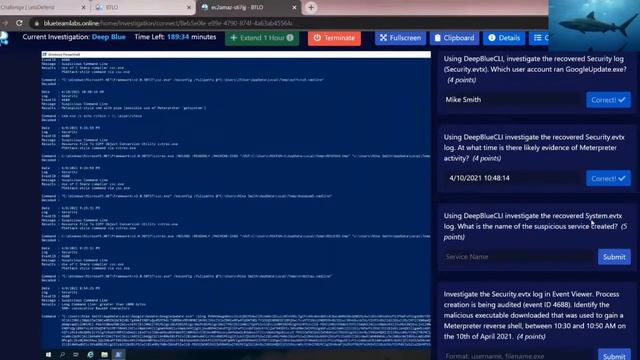 BTLO | Deep Blue Investigation | walkthrough | blue team labs смотреть онлайн