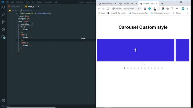 Owl Carousel Custom Navigation Arrows смотреть онлайн
