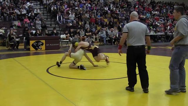Varsity District Wrestling Tournament 2015 - Mat 3 South - 09 смотреть онлайн