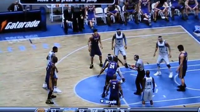 NBA 2K8 Nugget vs Lakers part 3 смотреть онлайн