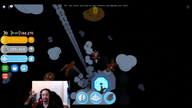 ROBLOX SNOW MAN SIMULATOR YETI BOSS FIGHT смотреть онлайн