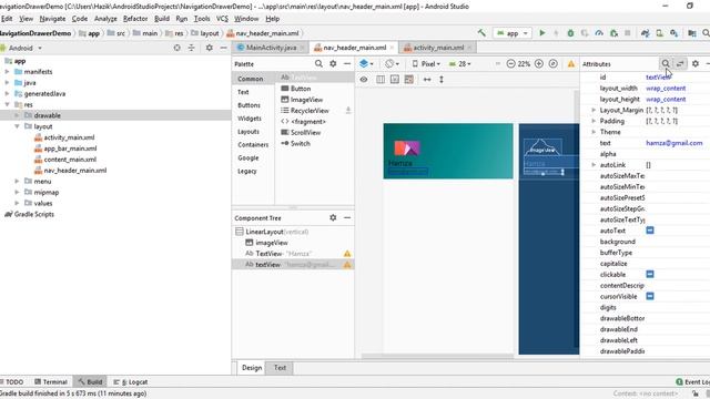 Navigation Drawer App Android Studio in Hindi/Urdu смотреть онлайн
