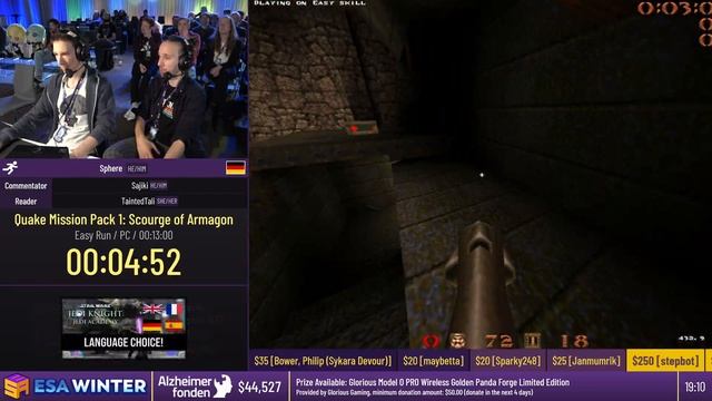 Quake Mission Pack 1: Scourge of Armagon [Easy Run] by Sphere - #ESAWinter23 смотреть онлайн