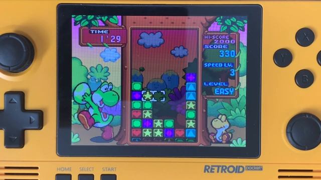 Retroid Pocket 2 - Tetris Attack (Super Nintendo) Gameplay using SNES 9x EX+ Emulator смотреть онлайн