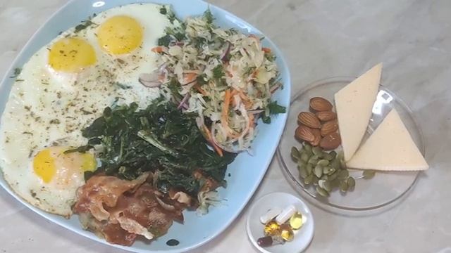 Кето дневник питания. Мои тарелочки. Рулет из кабачка с беконом. Желчеотток.