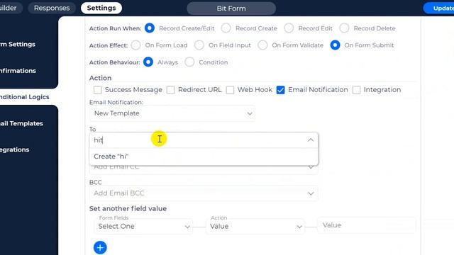 Conditional Logics Send Email Notification On Form Submit in Bit Form | WordPress form смотреть онлайн