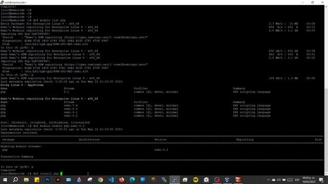 Como instalar php en Rocky Linux 9 смотреть онлайн