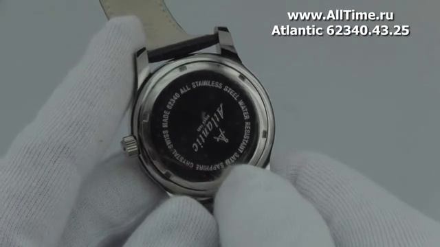 Мужские наручные швейцарские часы Atlantic 62340.43.25 смотреть онлайн