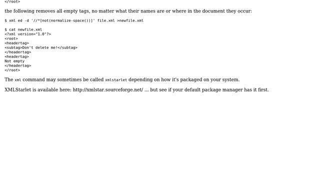 Unix & Linux: Find empty tag in `xml` using Unix command (4 Solutions!!) смотреть онлайн