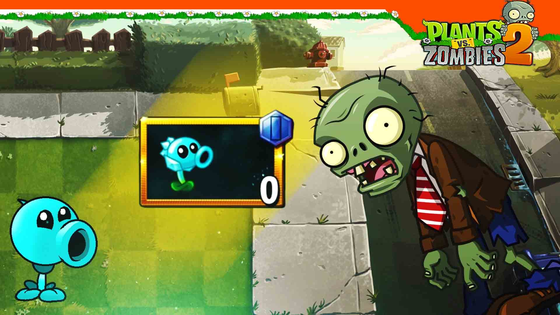 ? НОВЫЙ ЛЕДЯНОЙ ГОРОХОСТРЕЛ МАЛЫШ! НОВОЕ РАСТЕНИЕ ? Plants Vs Zombies 2 Eclise Растения против зом