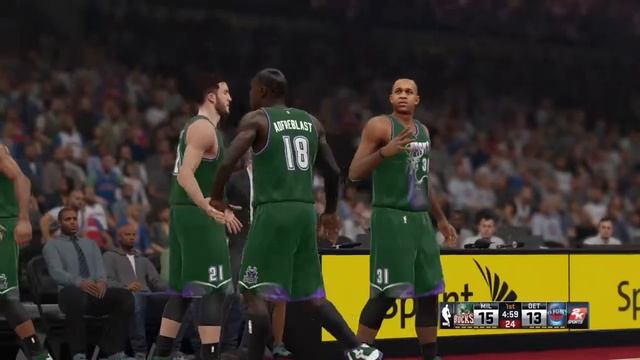 MIL@DET Roblox Basketball Legends League Q1 смотреть онлайн