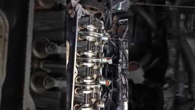 Регулировка клапанов Mitsubishi 2.4 4G69 смотреть онлайн