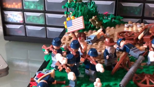 Lego civil war Battle of Chickamauga moc смотреть онлайн