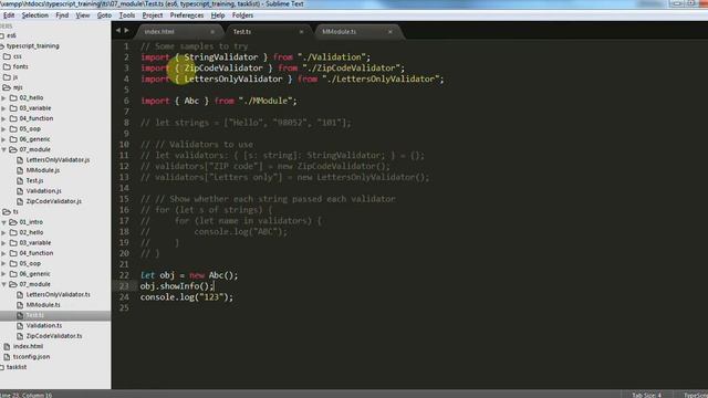 Lập trình TypeScript - Bài 37 Module & Namepace - Import Export смотреть онлайн