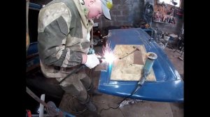 Ремонт порогов ИЖ.ОДА проф трубой (часть2)