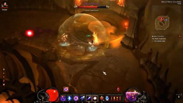 DIABLO 3 Zoltun Kull Solo, Inferno Difficulty смотреть онлайн