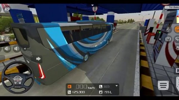 bus simulator indonesia new mod - toll road ?️ traffic bus simulator #bussimulatorindonesia