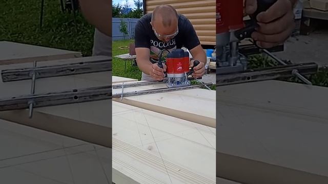 We make cutouts under the stairs with a milling cutter #elitech #the tool #therock смотреть онлайн