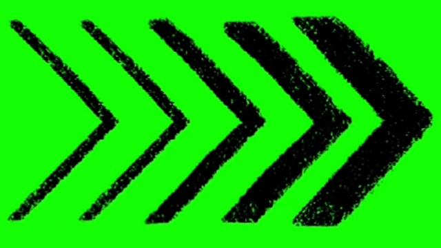 Футаж черные стрелки/ на зеленом фоне/хромакей смотреть онлайн