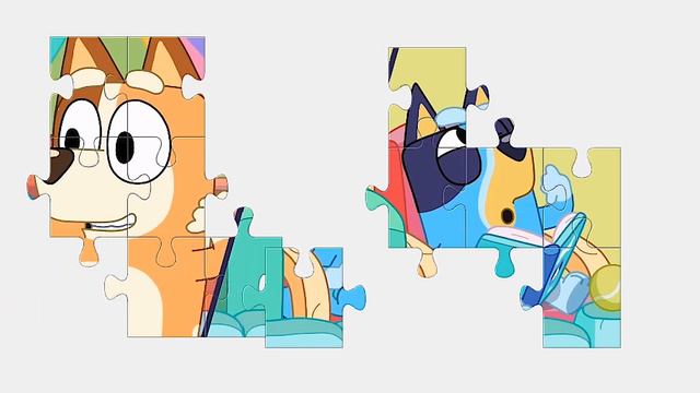 Puzzle Bluey 📞 Hablando con mamá por teléfono 📞 Puzzles Para Niños смотреть онлайн