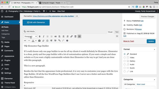 Make A Wordpress Website Using Elementor Pro смотреть онлайн