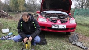 Mitsubishi Lancer 9 Часть 2: замена масла