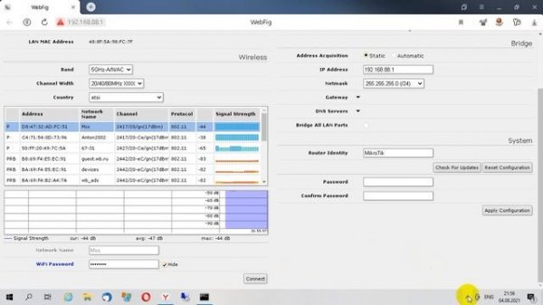 Настройка mikroTik Hap ac2 в режиме репитера Для чайников