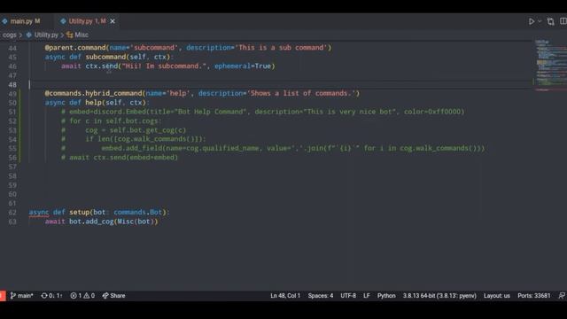 [Discord.py v2.0 ] Dynamic Help Command | Hybrid commands | Autosync help commands | Part 5 смотреть онлайн