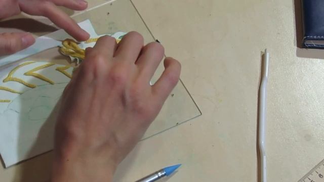 Простой способ "Декорирование блокнота полимерной глиной Дракон"\polymer clay tutorial смотреть онлайн