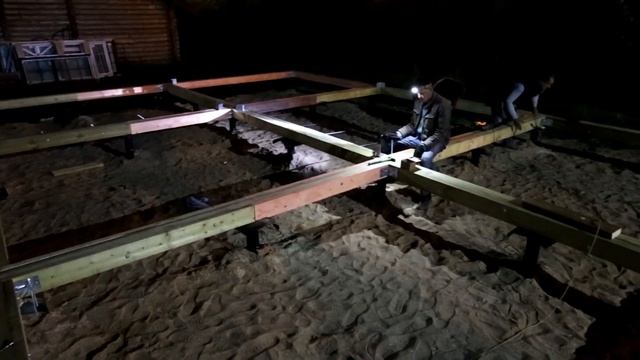 Обвязка винтовых свай пакетом досок 150х50 смотреть онлайн