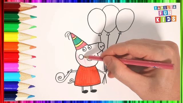 How to draw Peppa pig/bolalar uchun choʻchqacha chizish/как нарисовать свинку пеппу /Сурет салуу #2 смотреть онлайн